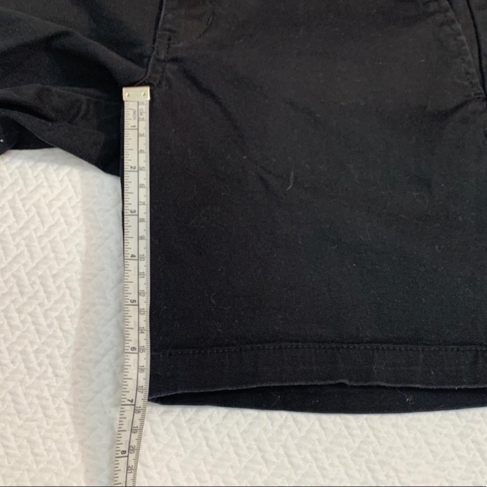HURLEY Black Denim Medium Length Shorts Size 2 - Picture 4 of 9